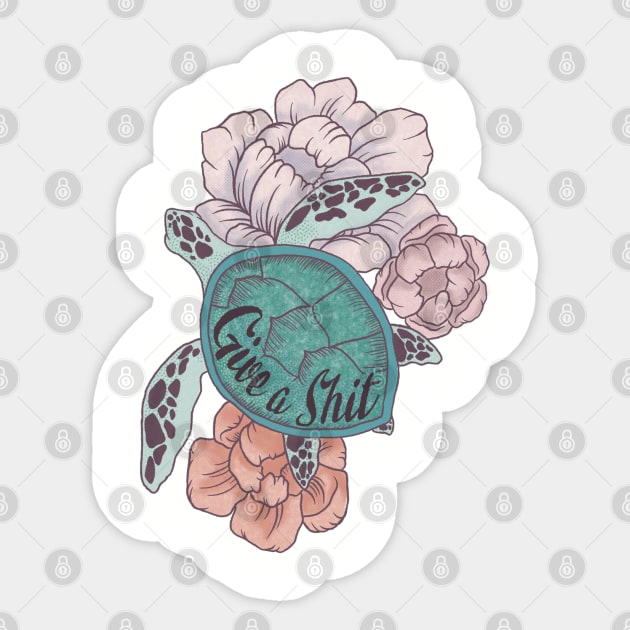 Turtle Talk Sticker by Outtaline